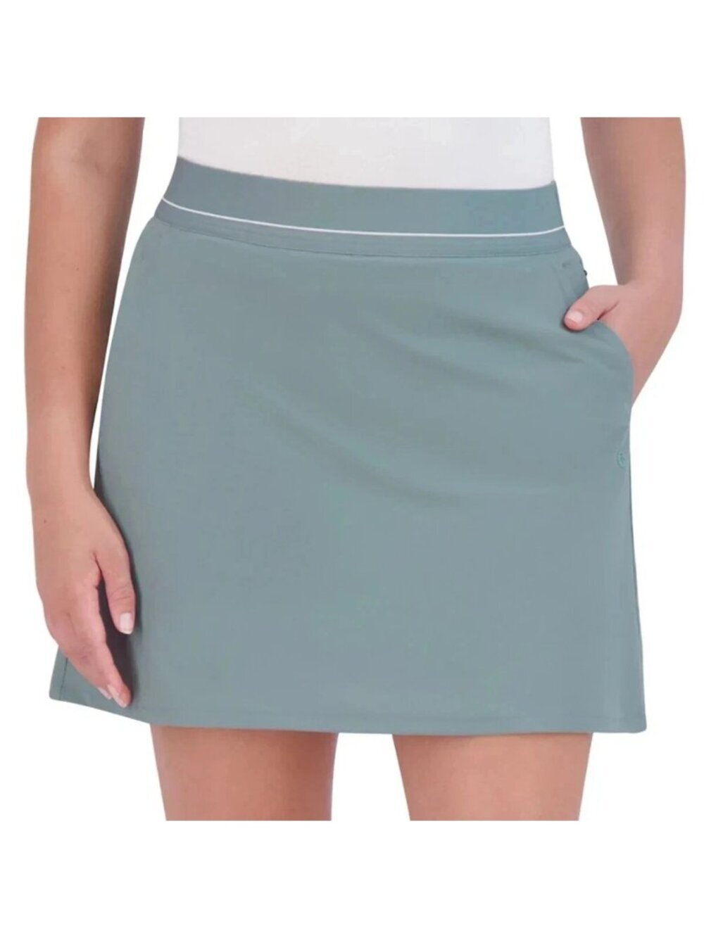 NWT Soybu Resort Skorts Women's XL Green Stretchy Comfort Waistband